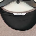 Three Dots  Draped Front Sleeveless Knit Dress Taupe M Photo 1