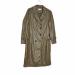 Marissa Webb Faux Leather Trench Coat Size 8 Photo 1