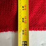 Umgee  S red white striped lightweight bell sleeve sweater coastal holiday casual Photo 7