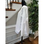 Boutique Why Dress Women's White 100% Cotton V Photo 4