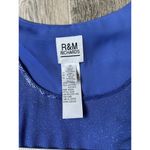 R & M Richards R&M Richard’s Set Sparkle Peri Blue Formal coat And Sleeveless Top Sz 14 NWT Photo 3