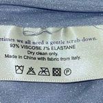 MM.LaFleur M.M. LaFleur Willoughby Pleat Jersey Skirt Chambray Blue Gray Grey SZ 14 Pockets Photo 4