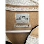 Urban Outfitters XS Sherpa Fleece Color block Crop Half zip Sweatshirt Photo 3