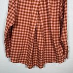 Patagonia Women XL Pink Gingham Plaid Driving Song Flannel Shirt Organic Cotton Photo 4