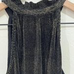 Rachel Roy Rachel  Women's Metallic Pleated Blouse Tank Top Size Medium New Photo 10