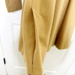 CAbi  Love Carole Casablanca‎ Tan Knit Ponte Trench Coat #3037 Size S Belted Photo 9