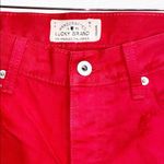 Lucky Brand  Red Distressed Sienna Boyfriend Jeans Photo 3