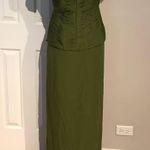 AssAR New York Draped SILK Off Shoulder Formal Evening Photo 1