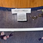 Willow & Clay  Navy Floral Blouse Photo 1