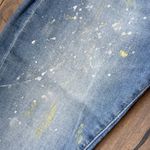 Pilcro and the Letterpress  Floral Embroidered Splatter Slim Boyfriend Jeans Photo 5