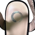 Journee Collection Womens Black Roslynn High Block Heel Sandals US 8 Pumps Photo 3