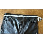 Abercrombie & Fitch  Black Pleather Skirt Size 34 Photo 1