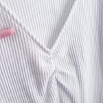 Free People  Cozy Up With Me Knit Rushed Long Sleeve Ribbed Bodysuit Photo 10