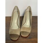1. State  Rianne Womens Slip On Open Toe Leather Sandals Tan Size 8 Photo 4