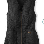 Barbour  Fleece Betty Quilted Black Vest Photo 0