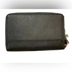 Marc Jacobs  Black Leather Zip Around Wallet Photo 1