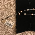 Macy's Macy’s Jewelry Pearl and Diamond Necklace Photo 2