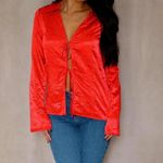 Free People  Star Eyes Crinkle Satin Top Photo 3