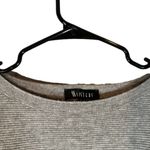 Sisters Gray Bow Detail Long Sleeve Knit Pullover Cozy Sweater Women Sz S Photo 4