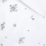 Self Portrait Self-Portrait White Cotton Embellished Mini Dress Photo 1