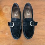 AGL • Buckle Flat loafer moccasin slip on black suede leather driving moc Size 9 Photo 3
