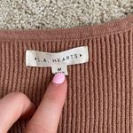 PacSun Tan Long Sleeve Notch Sweater Photo 1