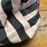 Victoria's Secret Pink Black Stripe Duffle Bag Weekend Travel Gym Bag Photo 3