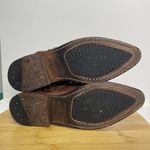 Bed Stu  Women 7.5 Tanned Leather Dipper Ankle Boot Bootie Fringe Buckle Harness Photo 6