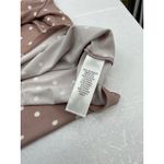 Adrianna Papell Blouse Polka Dot Tie Neck Long Sleeve Top Size L Photo 4