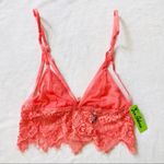 Sam Edelman lace pink longline bralette bra new Photo 1