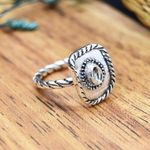 Cowboy Hat Ring Silver Photo 0