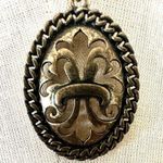 Cookie Lee Fleur De Lis Pendant Beaded Necklace Photo 4