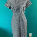 J.Crew Sheath dress in gingham bi-stretch cotton in size 8 Photo 1