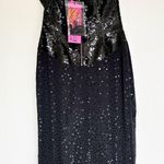 Betsey Johnson NWT BETSY JOHNSON "Starry Night" Black Sequins Dress Photo 3