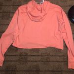 No Comment “” Peach/Orange Cropped Longsleeve Photo 1