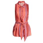 Free People  Mackenzie Wrap Top Berry Colored M Photo 2