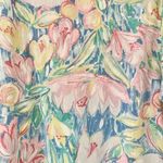 Vintage Leigh Karmitz By Periphery Floral House Coat Size L Photo 3