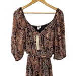 Luxology  Maxi Dress Floral 3/4 Sleeve V-neck Size Medium NWT Photo 6