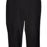 Chico's So Slimming by  Black Crop/Ankle Pull On Pants Stretchy Waist Size 0.5(S) Photo 0