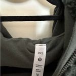 Lululemon 1/2 zip Scuba Hoodie, size XS/S Green Photo 1
