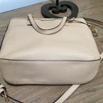 Henri Bendel Cream Saffiano Leather Crossbody Bag Photo 6