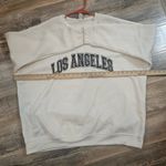 Rue 21 Women’s 3X Los Angeles sweatshirt off-white sweater Photo 7