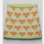 ZARA NWT  Floral Jacquard Knit Skirt  Bloggers Fave Photo 0