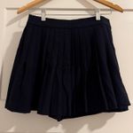 Abercrombie & Fitch Abercrombie Mid-Rise Pleated Skort Photo 0