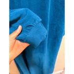 Vanity Fair  Vintage Teal Maxi Dress Womens 14 Long Sleeve Modest Prairie Pockets Photo 5