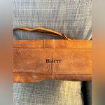 BORN Brown Leather Shoulder/Crossbody Saddle Bag can be worn shoulder or cross Photo 3