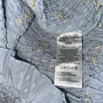 Free People NEW  Cecelia Puff Sleeve Smocked embroidered Rosette Cute Top L Photo 4