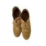 Toms  Women's 12 Lunata Wheat Suede Lace-Up Ankle Booties Block Heel Photo 8