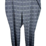 Lane Bryant  Black White Checkered Plaid High Rise Straight Leg Pull On Pants 22 Photo 0