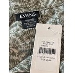 Evans 26/28 Short Sleeve Green Fanned Leaf Peasant Top NWT Photo 9